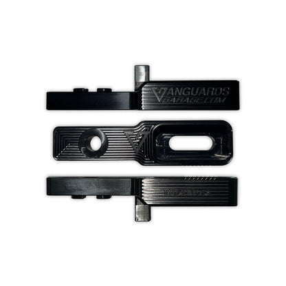 Vanguard's Garage VG3.5 - 3.5" Swing Arm Extensions - Black Anodized
