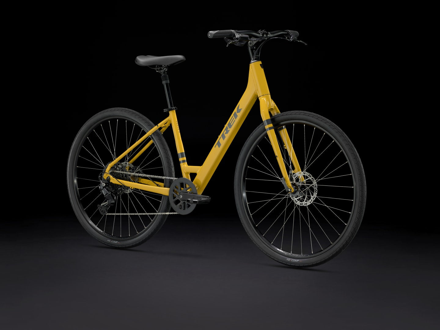 Trek Verve 2 Lowstep Gen 5 M Baja Yellow Trek Bicycle Corporation