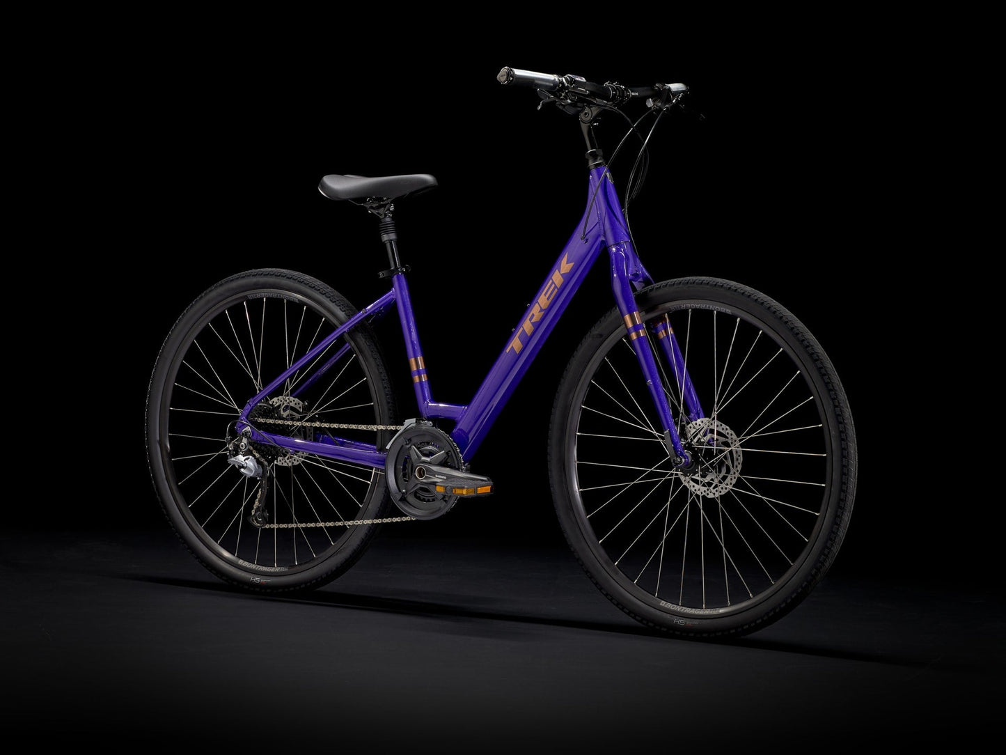 Trek Verve 3 Disc Low Step Gen 4 - Purple Abyss (L) BIKEFACTORYHawaii
