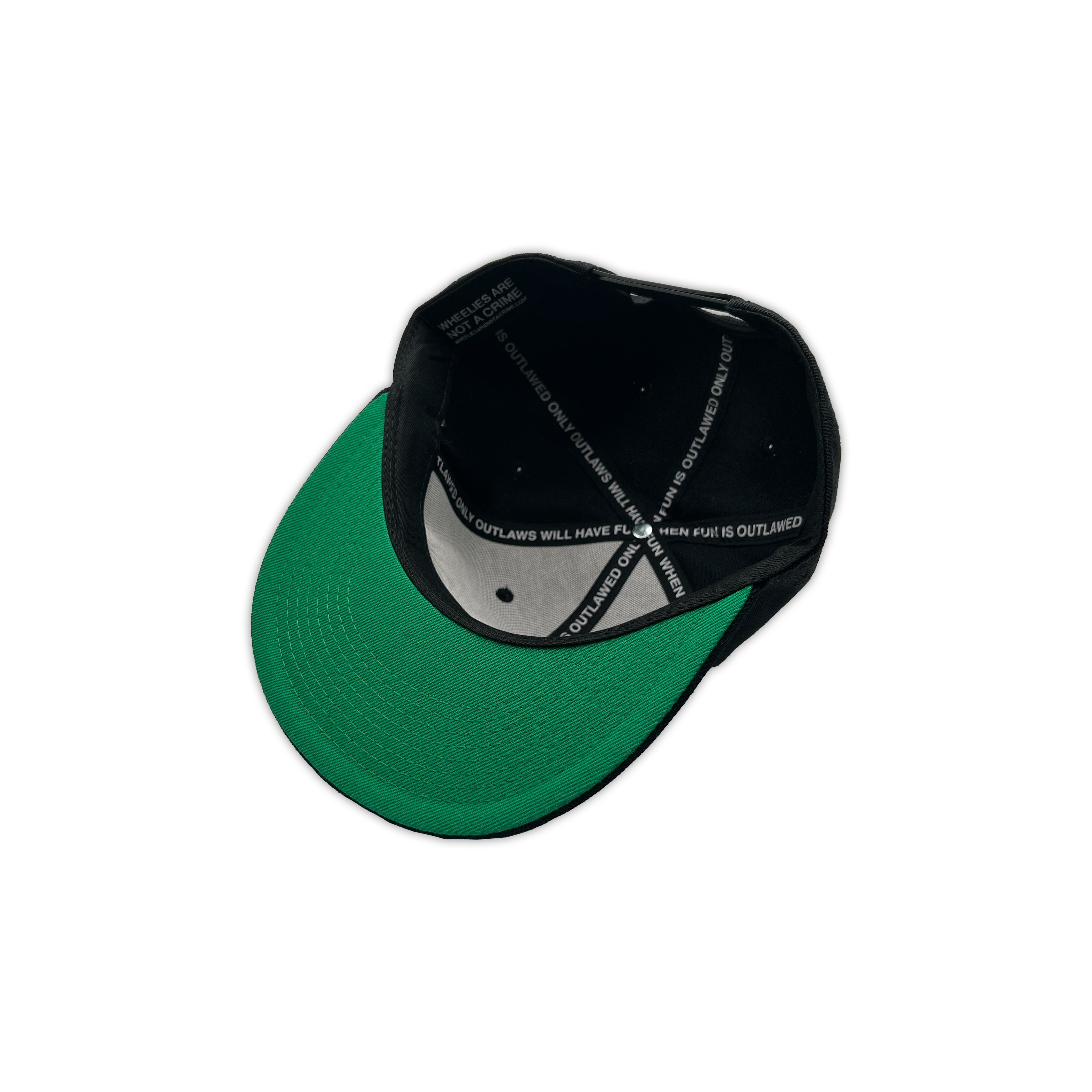 Wheelies Are Not A Crime Snapback Wheelies Are Not A Crime