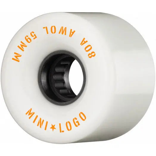 Mini Logo AWOL Skateboard Wheels 59mm (80A) - White BIKEFACTORY Hawaii