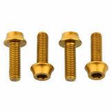 Wolf Tooth Water Bottle Cage Bolts Gold