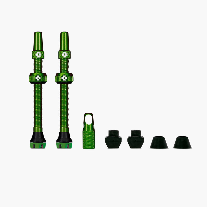 Muc-Off V2 Tubeless Valve Kit - Green, 60mm, Pair
