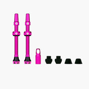 Muc-Off V2 Tubeless Valve Kit - Pink, 60mm, Pair