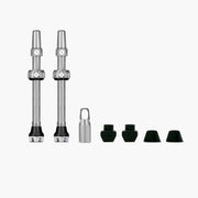 Muc-Off V2 Tubeless Valve Kit - Silver, 60mm, Pair