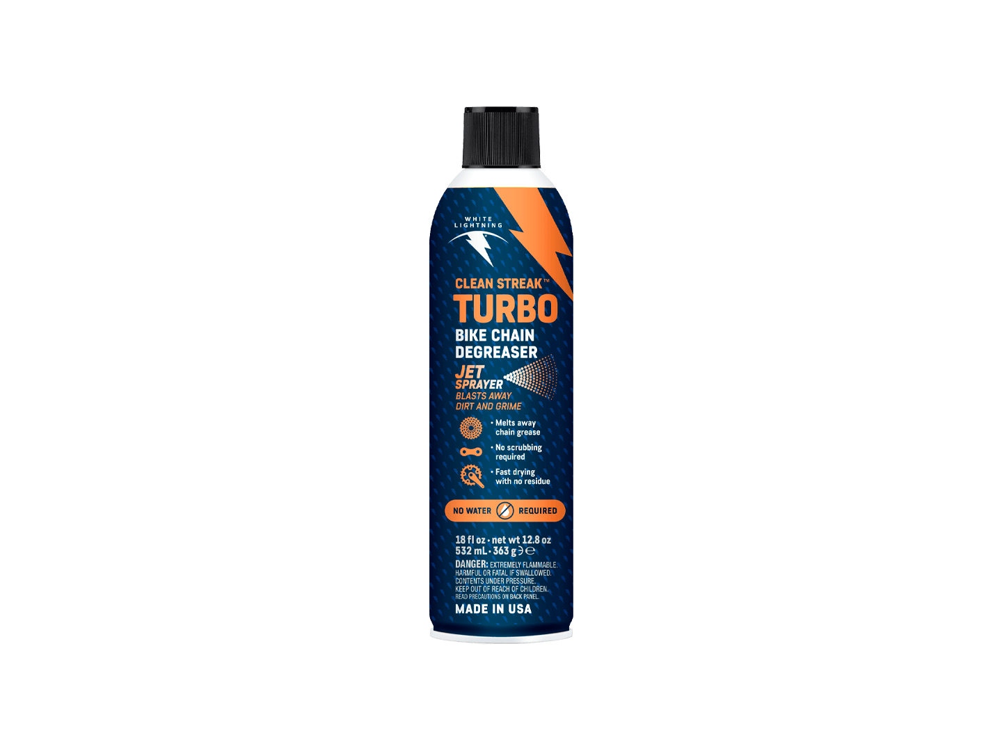 White Lightning Clean Streak Turbo 18oz