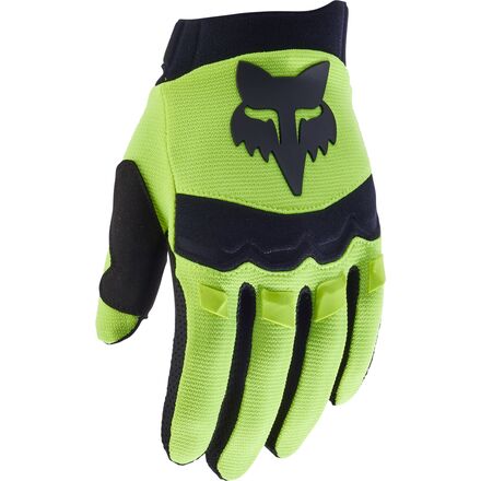 Fox Racing Youth L Dirtpaw Gloves Fluorescent Yellow