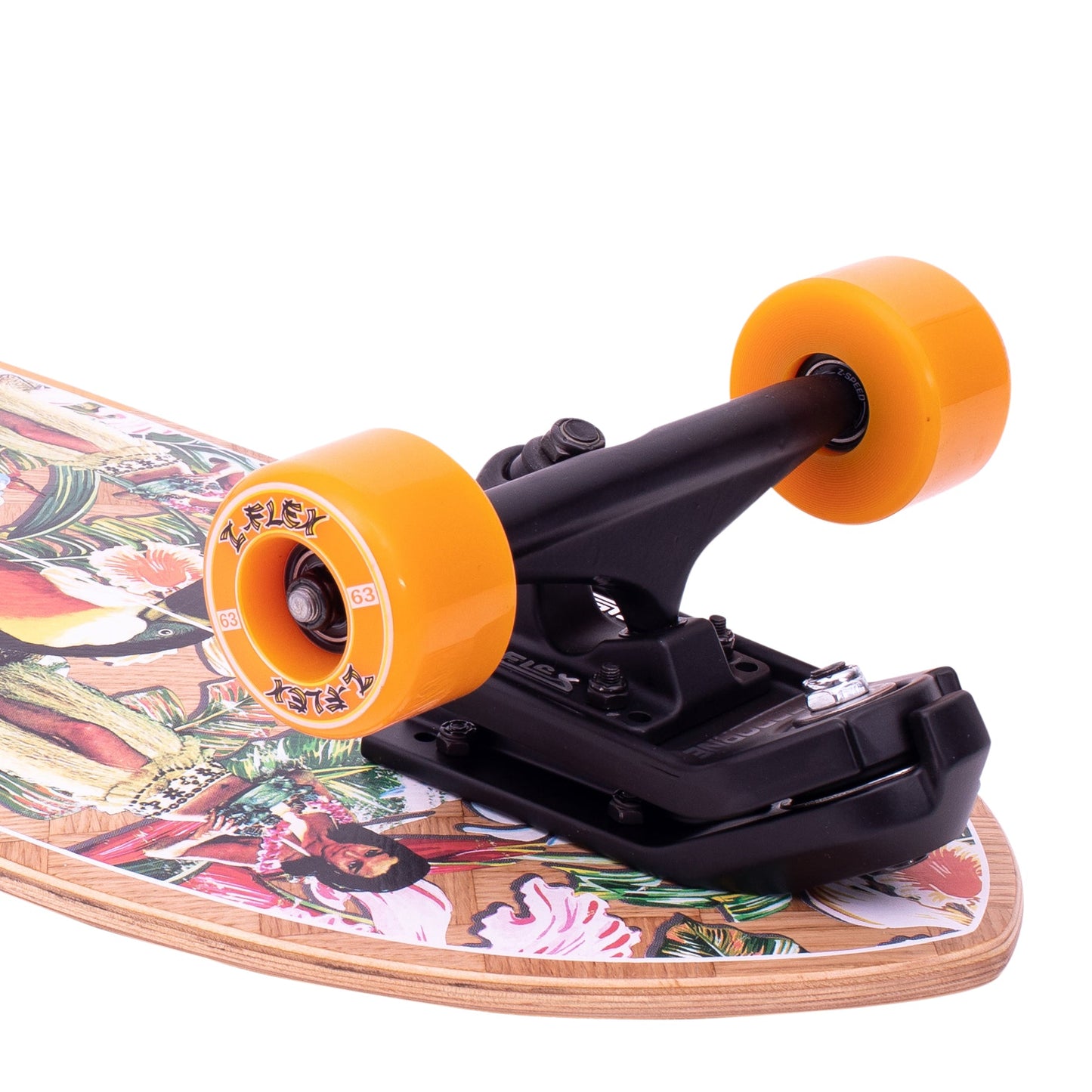 Z Flex Banana Train Surfskate Fish Complete 31"