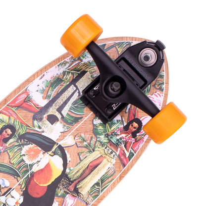 Z Flex Banana Train Surfskate Fish Complete 31"