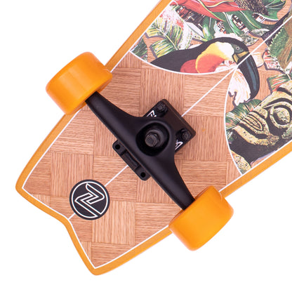 Z Flex Banana Train Surfskate Fish Complete 31"