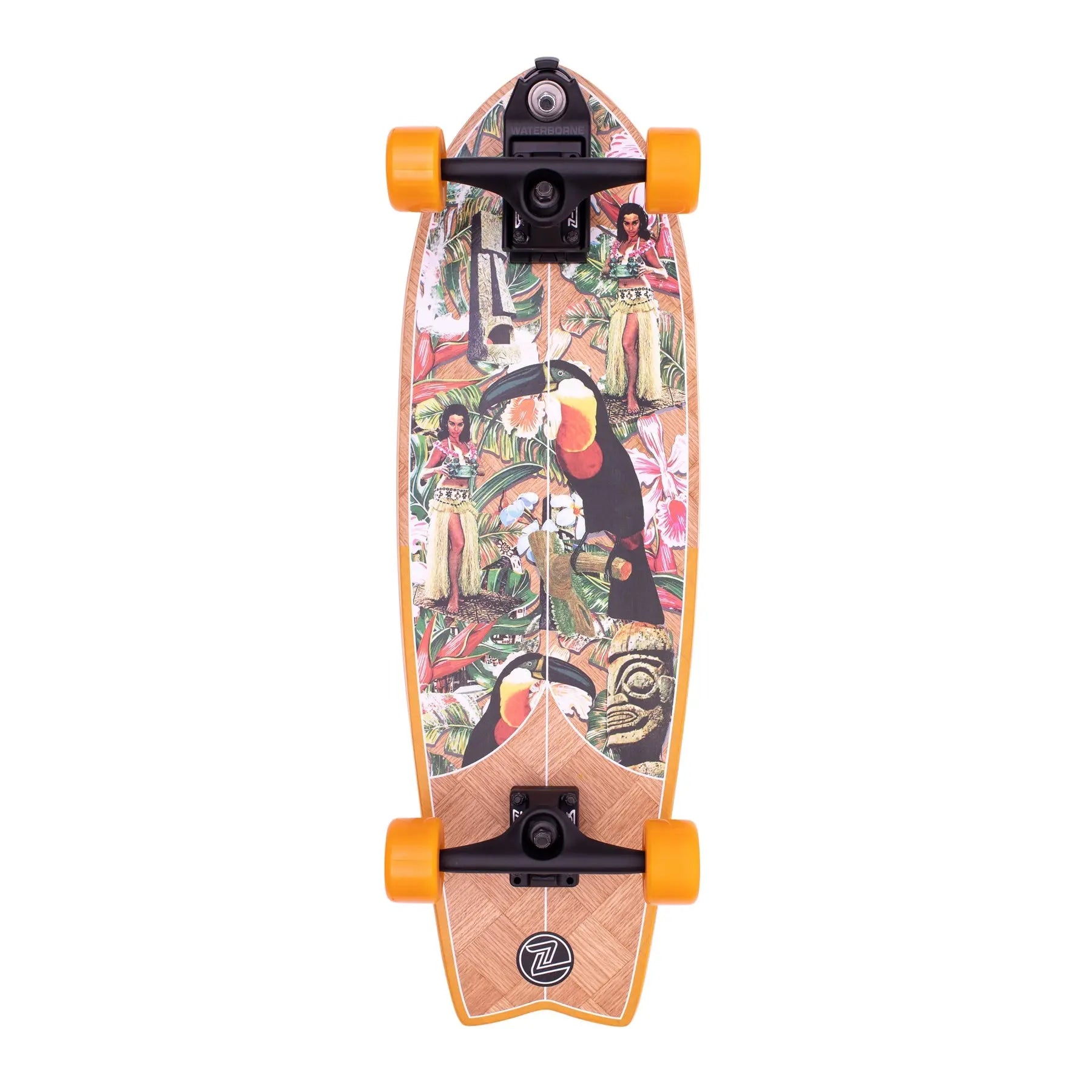 Z Flex Banana Train Surfskate Fish Complete 31" Z Flex