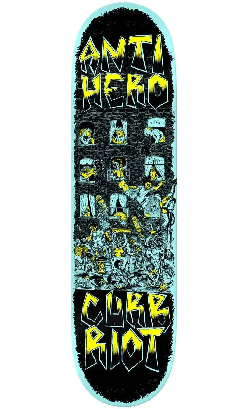 Anti Hero Skateboards Curb Riot Deck Anti Hero