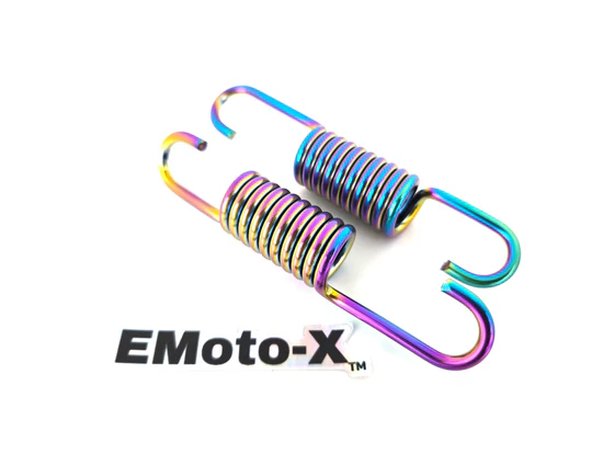 EMoto-X Racing Rainbow/Multi Titanium Kickstand Spring Eride Pro-Rainbow