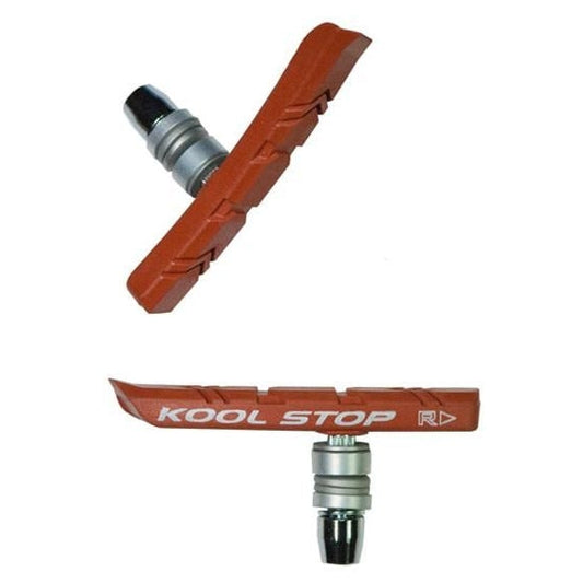 Kool Stop BMX Brake Pad Threaded Salmon Red