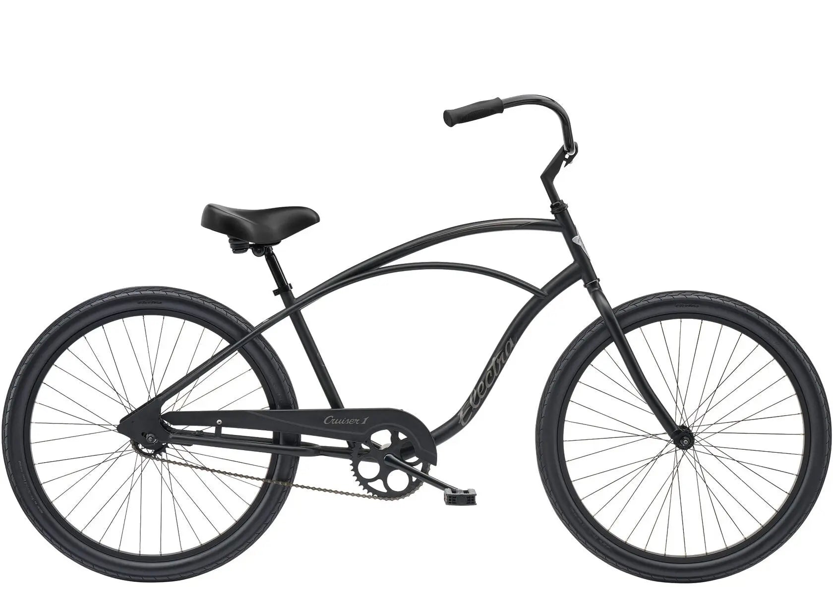 Electra Cruiser 1 24" Mens Matte Black ELECTRA