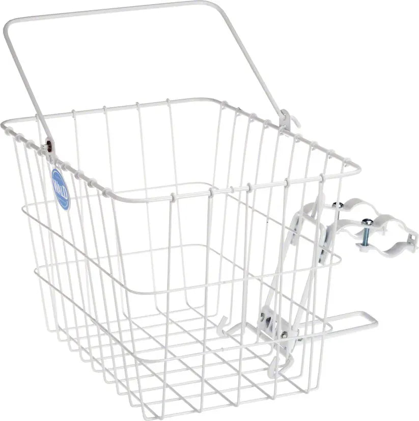 Wald USA #3133 Q/R Front Basket 14"x9"x9" White BIKEFACTORY Hawaii