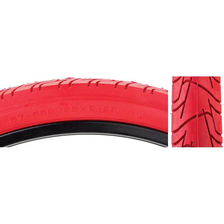 Cheng Shin City C1218 Cruiser 26x2.125" Tire Red (Sunlite) Cheng Shin