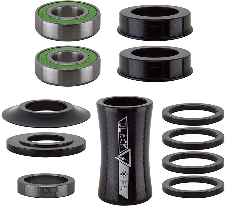 Black Ops Midamerican Dualie Bottom Bracket (22mm) Black Ops