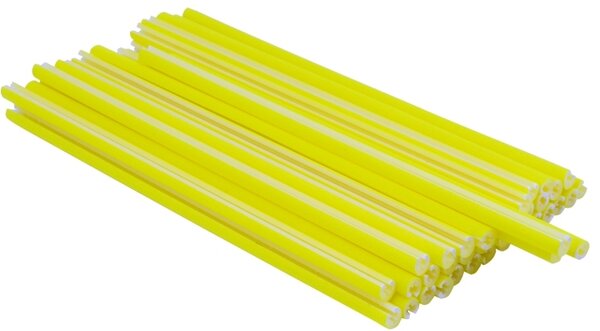 Black Ops Reflective Spoke Covers 36pcs (300mm) - Yellow