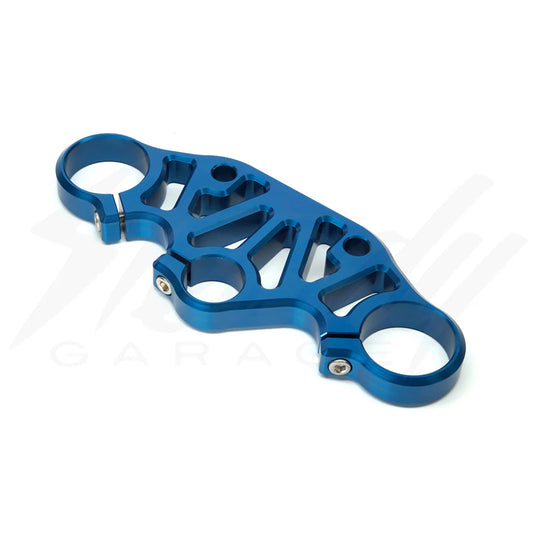 Chimera Engineering Moto Style Top Clamp for Super73 R/RX Front Fork - Blue