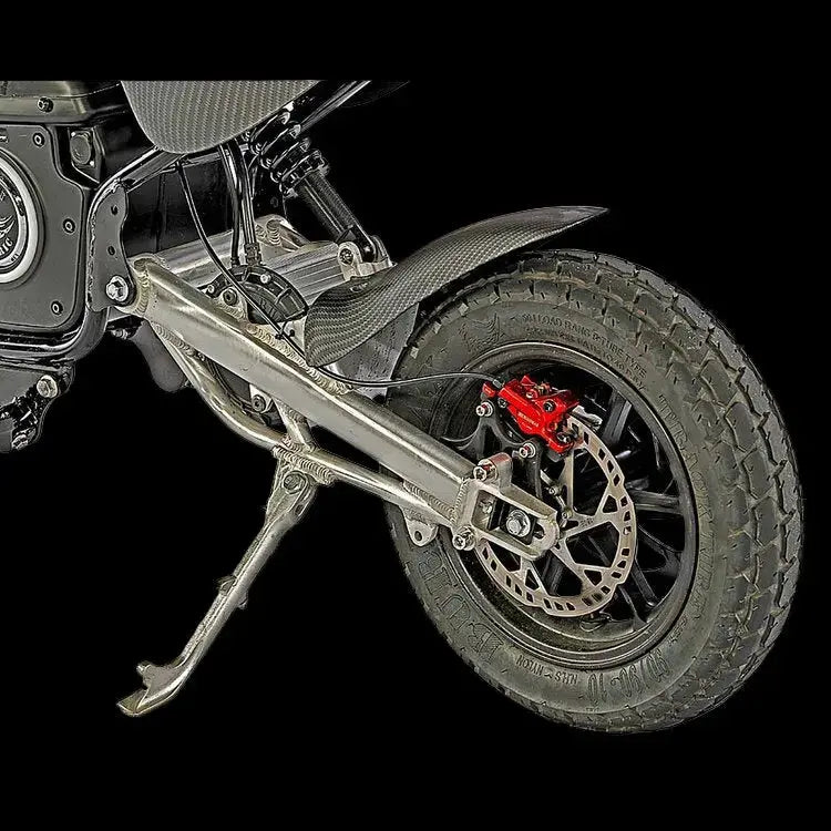 Burromax Extended SHORT Swingarm  TT1600R Performance Upgrade, 2.5Kw Motor, 50mm Over Stock Extended Swing Arm, 230mm Shock and 60A Controller (#16056) Burromax