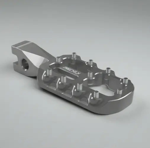 Prickly Raw/Silver Pins Foot Pegs for Surron/ERP Prickly Motorsports