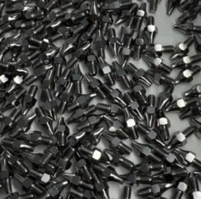 Prickly Raw Titanium Footpeg Cleats Prickly Motorsports