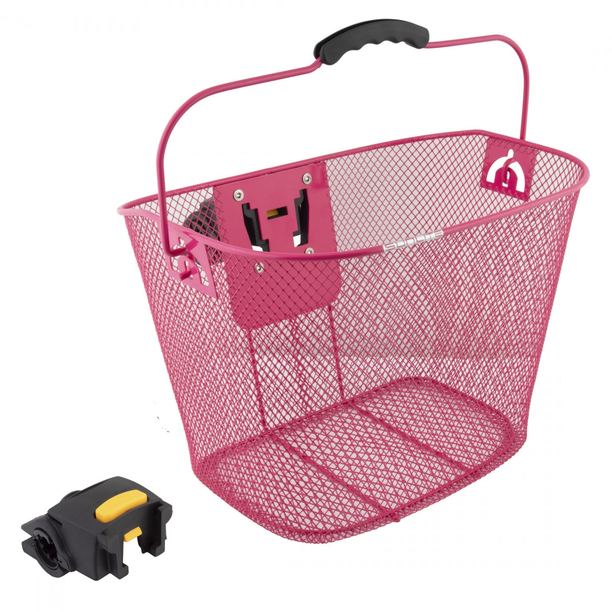 Sunlite Pink Quick Release Front Basket