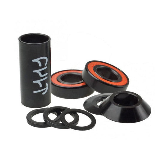 Cult BMX 19mm Mid B/B Black (No Spindle)
