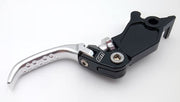 Warp 9 Racing Emoto Folding Brake Lever Silver Anodized (Right)