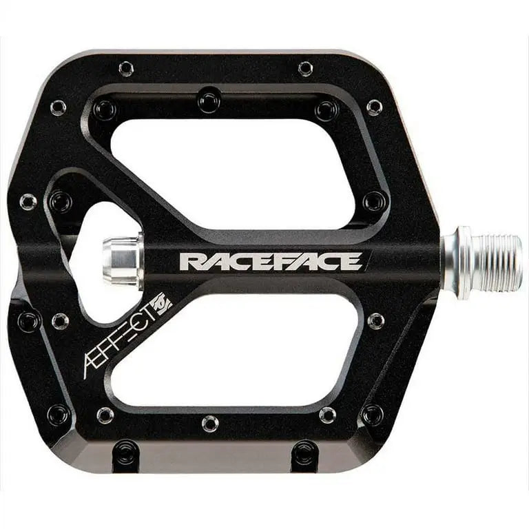 RaceFace Aeffect Pedals - Platform, Aluminum, 9/16", Black RaceFace