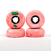 Dead Wheels x Bacemint 58mm 92a Pink Marble Inline Wheels Dead Wheels