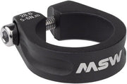 MSW Seatpost Clamp - 28.6mm, Bolt-On, Black