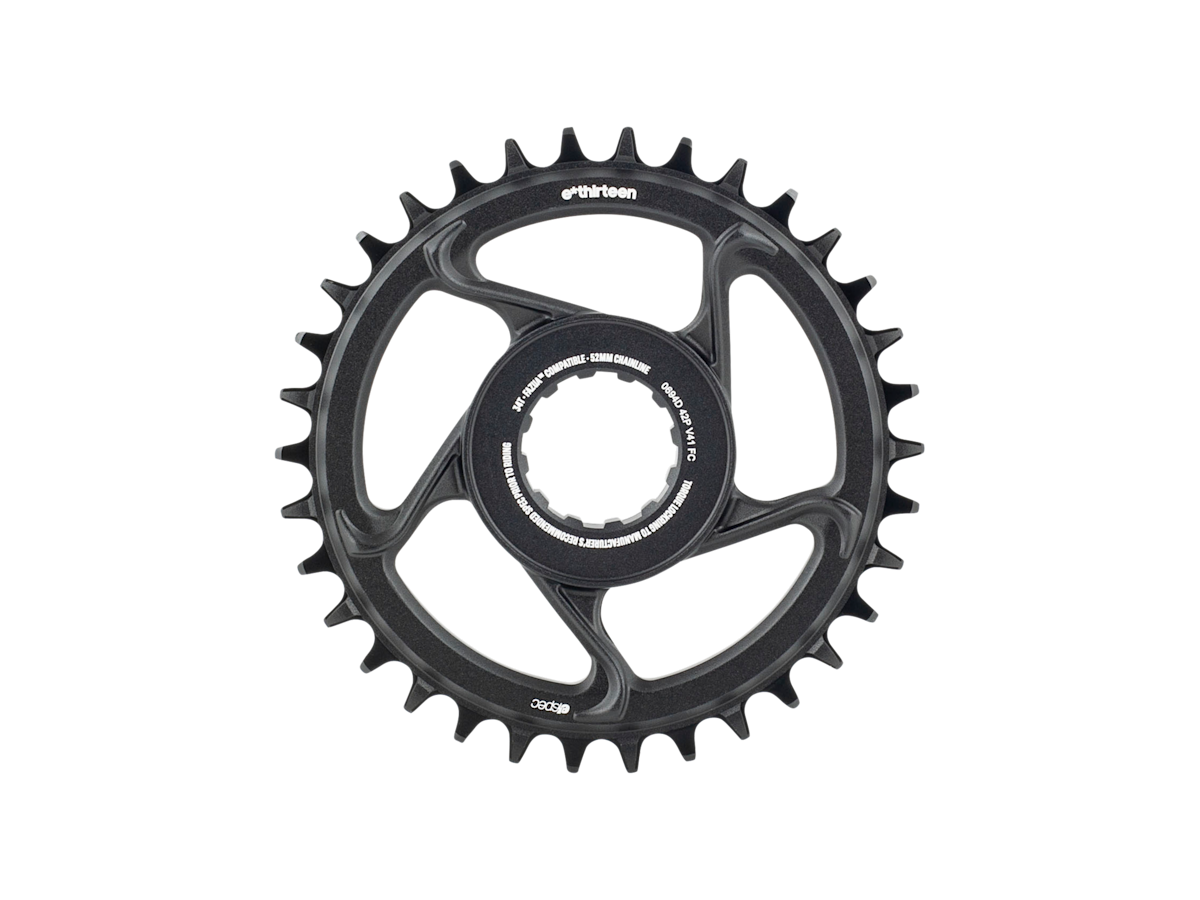 E*thirteen Bosch Gen 4 Steel 34T Direct Mount Chainring - Black