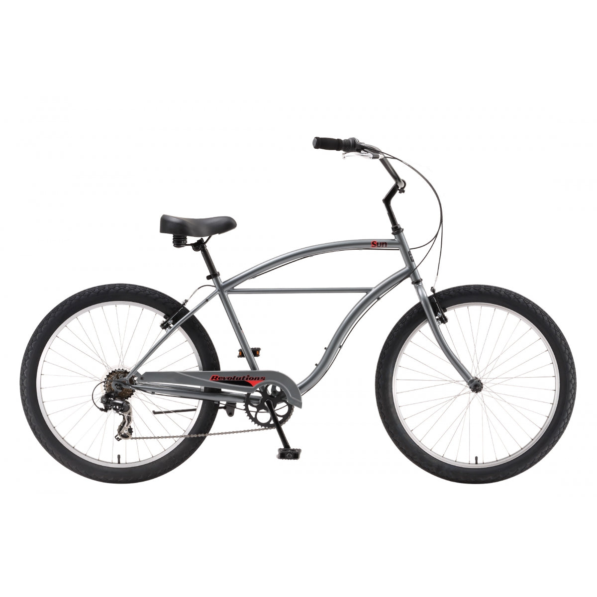 Sun Bicycles Revolutions 7 Speed Graphite Metallic