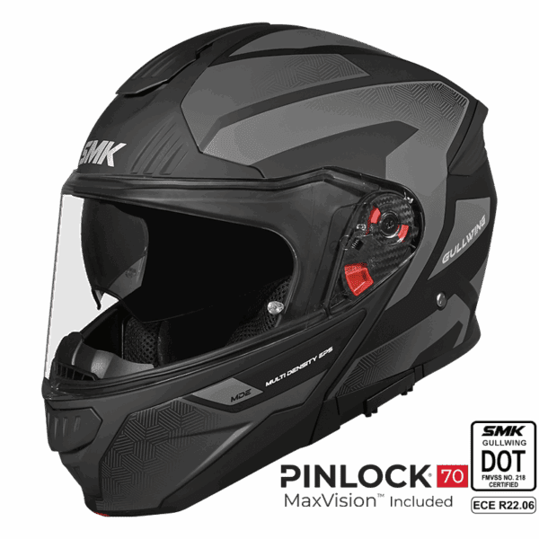 SMK Gullwing Solid Modular MATT BLACK MA 200 2XL