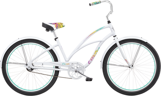 Electra 24" Cruiser Lux 1 Ladies Bright White
