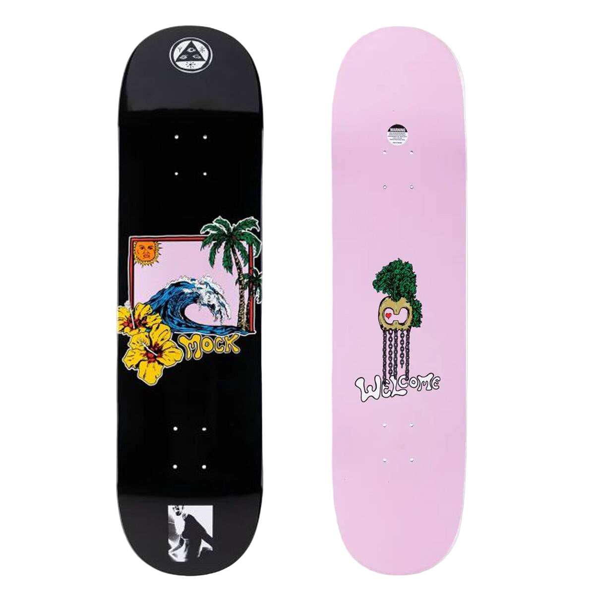 Evan Mock Mana on Pele Skateboard Deck 8.38" BIKEFACTORY Hawaii