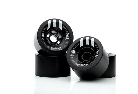 Evolve Skateboards GTR Street Conversion Wheels Kit 97mm - Black (32T) Evolve