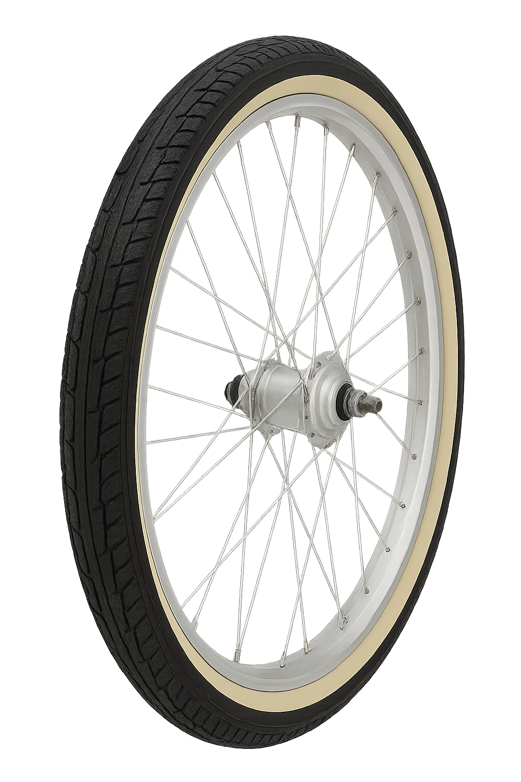 Electra Cruiser Lux 3i 24" Shimano Nexus Coaster Silver Rear Wheel