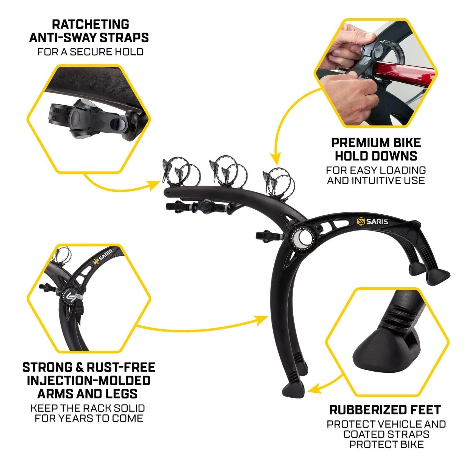 Saris Bones EX 3-Bike Rack BIKEFACTORY Hawaii