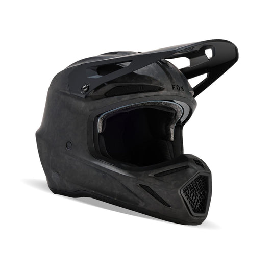 Fox Racing V3 RS Carbon Matte Black Helmet Small