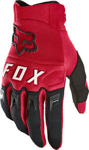 Fox Racing Dirtpaw Gloves (L) - Fluorescent Red