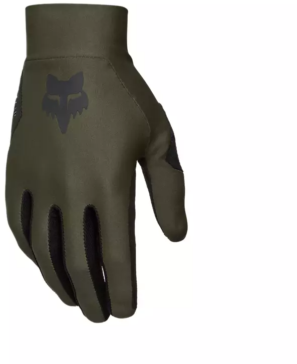 Fox Racing Men's Flexair Ascent Full Finger Gloves (XXL) - Olive Green