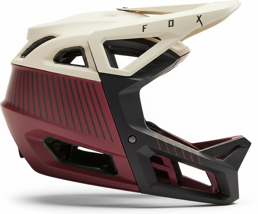 Fox Racing Proframe RS Mash Full-Face Helmet - Bordeaux, Small