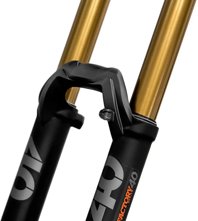 FOX 40 Factory Suspension Fork -2025 27.5", 203 mm, 20 x 110 mm, 48 mm Offset, SHINY BLACK, Grip X2 Ride Fox