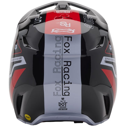 Fox Racing Fluorescent Red V1 Race Spec Full Face Helmet