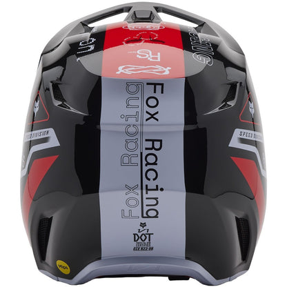 Fox Racing V1 Spec Helmet [FLO RED] - Small