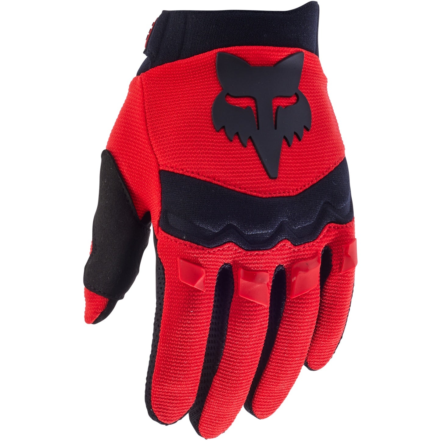 Fox Racing Youth Dirtpaw Gloves (M) - Fluorescent Red