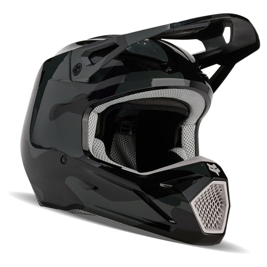 Fox Racing Black Camo V1 Bnkr Full-Face Helmet